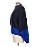 Elodie Color Block Blue Pullover Sweater Size L - photo 5