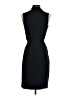 Theory 100% Polyester Solid Black Casual Dress Size 0 - photo 2