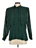 Tess 100% Polyester Green Long Sleeve Blouse Size 8 - photo 1