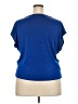 MNG Blue Short Sleeve Top Size XXL - photo 2