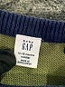 Baby Gap 100% Cotton Stripes Blue Pullover Sweater Size 12-18 mo - photo 3