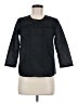 Amour Vert 100% Cotton Black 3/4 Sleeve Blouse Size M - photo 1