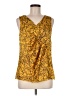 The Limited 100% Polyester Yellow Sleeveless Blouse Size M - photo 1