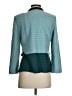 misook Chevron-herringbone Teal Blazer Size S - photo 2