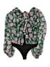 Lulus 100% Polyester Green 3/4 Sleeve Blouse Size L - photo 2