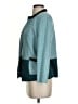 misook Chevron-herringbone Teal Blazer Size S - photo 5