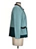 misook Chevron-herringbone Teal Blazer Size S - photo 4