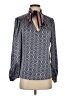 Laundry by Shelli Segal 100% Polyester Blue Long Sleeve Blouse Size S - photo 1