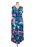 Catherines Tropical Blue Casual Dress Size 2XWP - photo 1