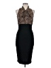 Soprano Animal Print Black Cocktail Dress Size M - photo 1