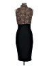 Soprano Animal Print Black Cocktail Dress Size M - photo 2