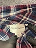 PureDKNY 100% Cotton Plaid Blue Long Sleeve Blouse Size S - photo 7