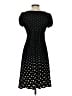 B. Moss Polka Dots Black Casual Dress Size S - photo 2
