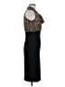 Soprano Animal Print Black Cocktail Dress Size M - photo 4