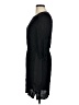 H&M 100% Polyester Solid Black Casual Dress Size 8 - photo 5