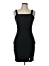 No Comment Solid Black Cocktail Dress Size L - photo 1