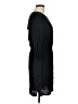 H&M 100% Polyester Solid Black Casual Dress Size 8 - photo 4