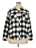 Maurices Plaid Gray 3/4 Sleeve Button-Down Shirt Size 2X - photo 1