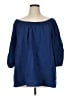 Boden Blue 3/4 Sleeve Blouse Size 16 - photo 1