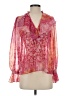 Zara Pink Long Sleeve Blouse Size XS - photo 1
