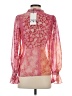 Zara Pink Long Sleeve Blouse Size XS - photo 2