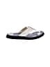 Yellow Box Metallic Silver Flip Flops Size 7 1/2 - photo 1