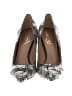 Sam Edelman Animal Print Silver Heels Size 8 - photo 2
