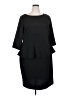 Calvin Klein Solid Black Cocktail Dress Size 20 - photo 1