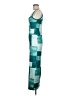 Shein Color Block Teal Casual Dress Size 6 - photo 5