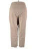 Terra & Sky Solid Tan Khakis Size 4X - photo 2