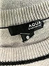 Aqua Stripes Gray Pullover Sweater Size XS - photo 7