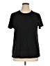 Torrid Solid Black Short Sleeve T-Shirt Size 1X Plus (1) - photo 1