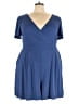 Torrid Solid Blue Romper Size 3X Plus (3) - photo 1