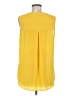 Pleione 100% Polyester Yellow Sleeveless Blouse Size M - photo 2