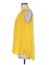 Pleione 100% Polyester Yellow Sleeveless Blouse Size M - photo 5
