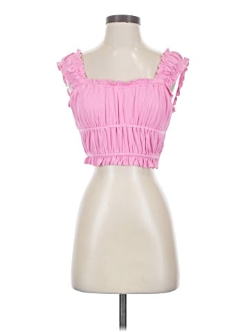 Listicle Sleeveless Blouse (view 1)