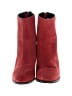 Topshop 100% Leather Red Ankle Boots Size EU 37 - photo 2