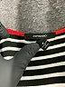 Espresso Stripes Black Casual Dress Size M - photo 7