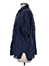 Max Studio Plaid Blue Short Sleeve Button-Down Shirt Size M - photo 5