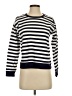 Draper James 100% Cotton Stripes White Pullover Sweater Size S - photo 1