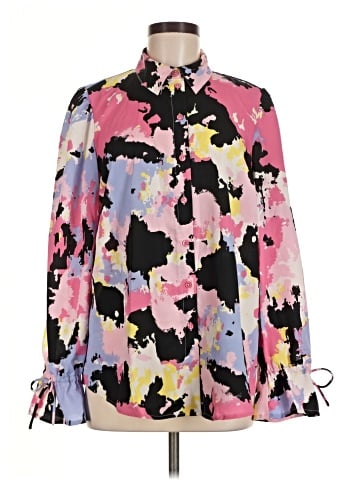 Pieces Long Sleeve Blouse (view 1)