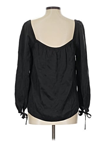 Rebecca Taylor Long Sleeve Silk Top (view 2)
