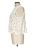 Deletta 100% Polyester Ivory Sleeveless Blouse Size L - photo 5