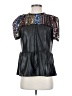 THML Black Short Sleeve Blouse Size XS - photo 1