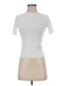 Zara White Short Sleeve Turtleneck Size S - photo 1