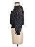 Monteau 100% Polyester Black Long Sleeve Blouse Size M - photo 5
