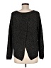 RACHEL Rachel Roy Metallic Black Pullover Sweater Size M - photo 2