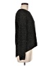 RACHEL Rachel Roy Metallic Black Pullover Sweater Size M - photo 4