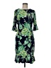 Glamour Print Green Cocktail Dress Size 6 - photo 1