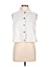 Indigo Thread Co. White Ivory Denim Vest Size S - photo 1